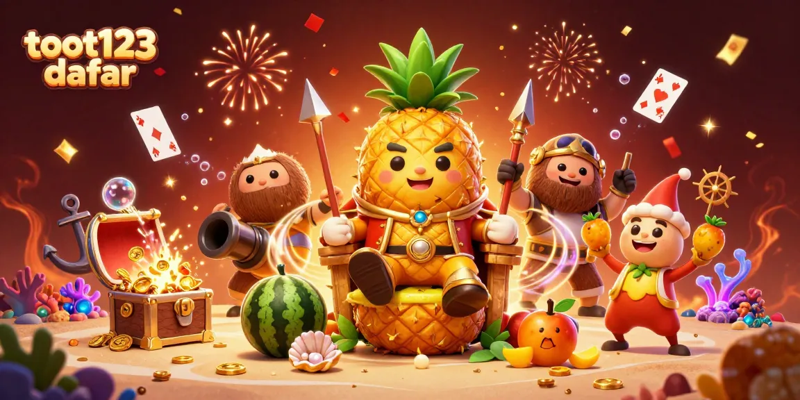 Experience thrilling gaming with toot123 daftar's dynamic scene showcasing rich casino adventure elements.