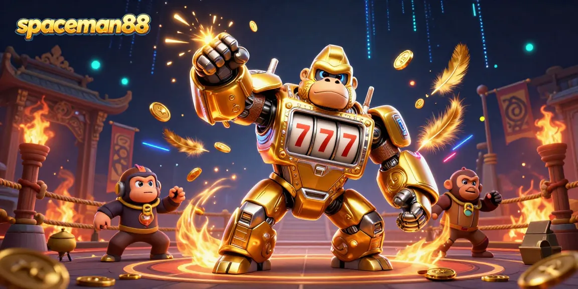 Spaceman88 showcases dynamic gameplay with exciting slot elements in an engaging casino scene.
