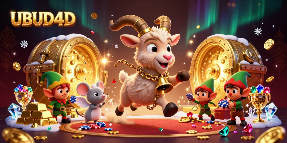 Experience the vibrant UBUD4D holiday-horror casino with lively characters and engaging action.