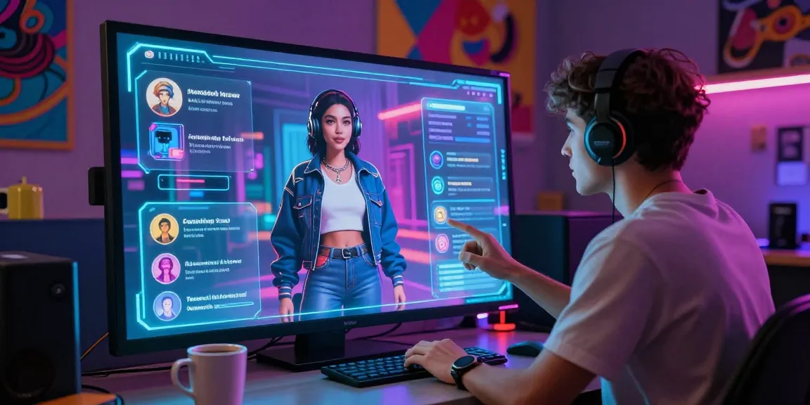 Interactive NSFW AI experience showcasing custom avatars and vibrant digital environments for immersive engagement.