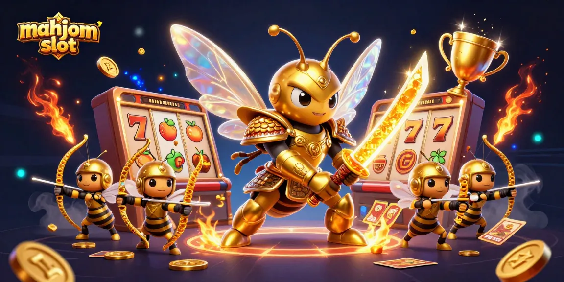 Spin the mahjong slot reels while enjoying dynamic, colorful 3D illustrations of gaming elements.