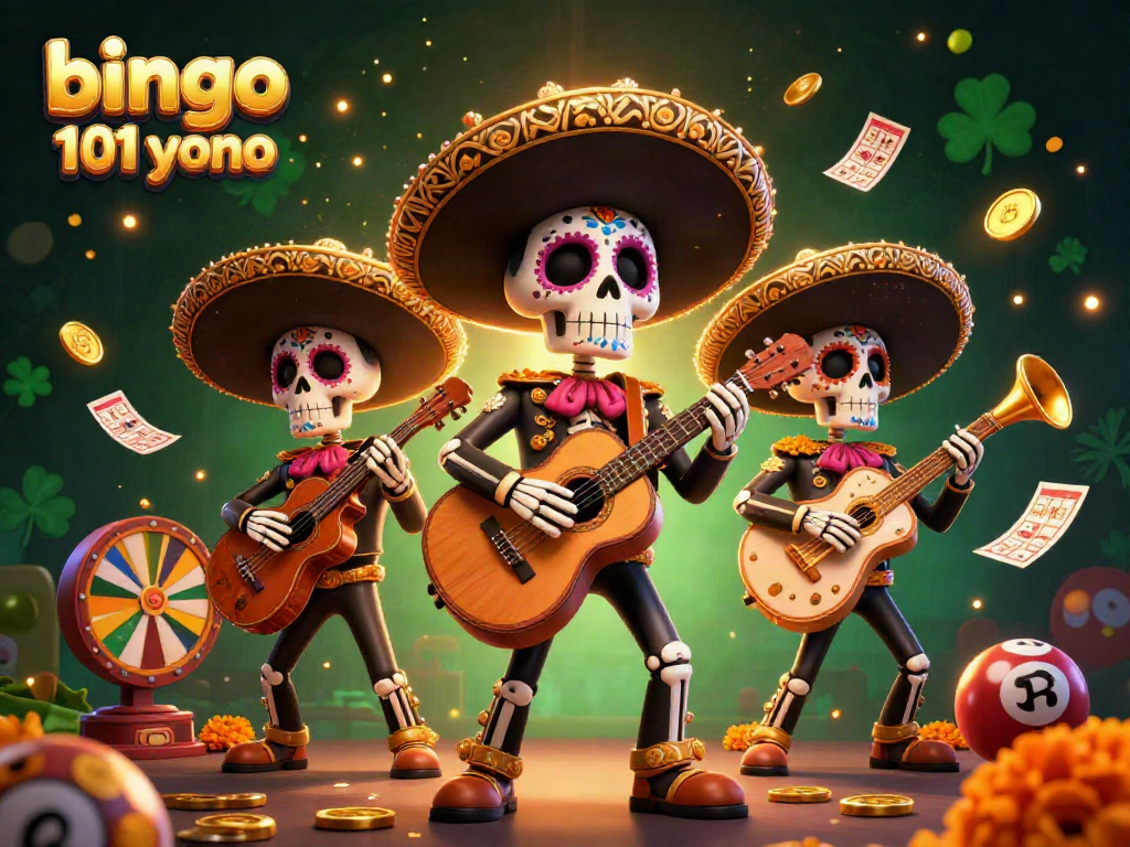 Play Bingo 101 Yono with a vibrant scene featuring games and excitement.