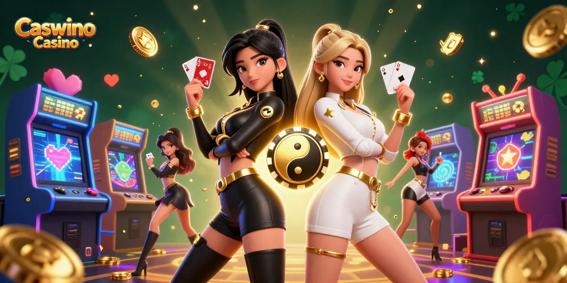 Play exciting card games at Caswino Casino with stunning illustrations of twin dealers!