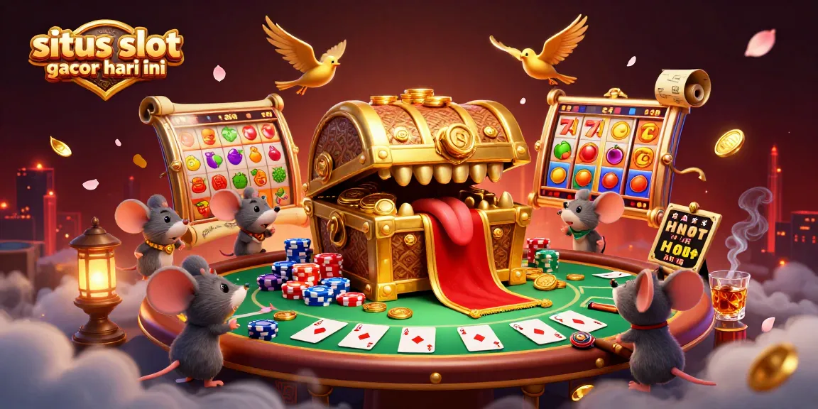 Permainan slot gacor hari ini menampilkan karakter karung emas yang mengundang pemain dengan kekayaan.