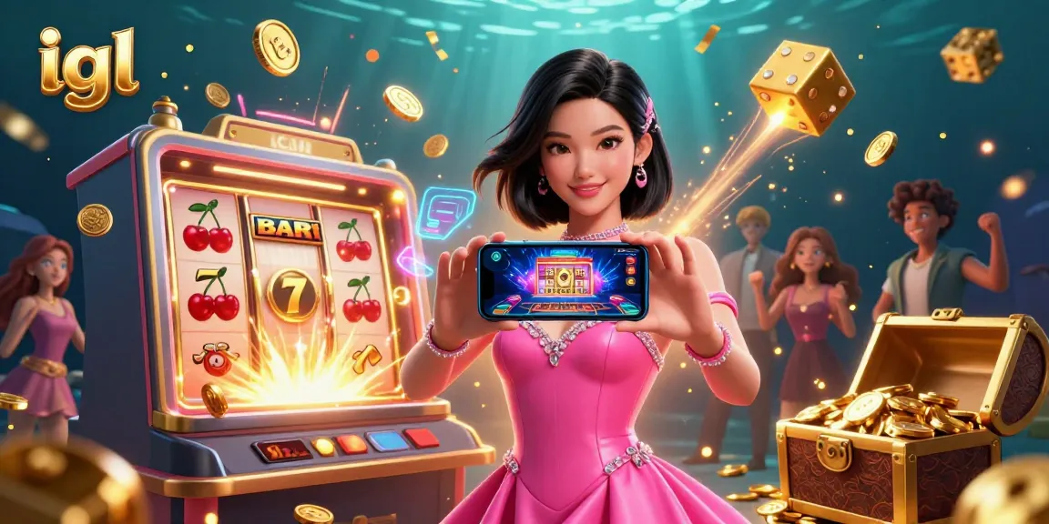 Engage with igl's thrilling online casino experience showcasing a stunning live dealer game on a smartphone.