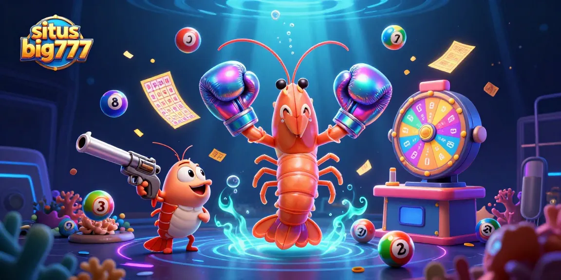Experience the thrill of situs big777 with vibrant 3D characters and exciting lottery elements