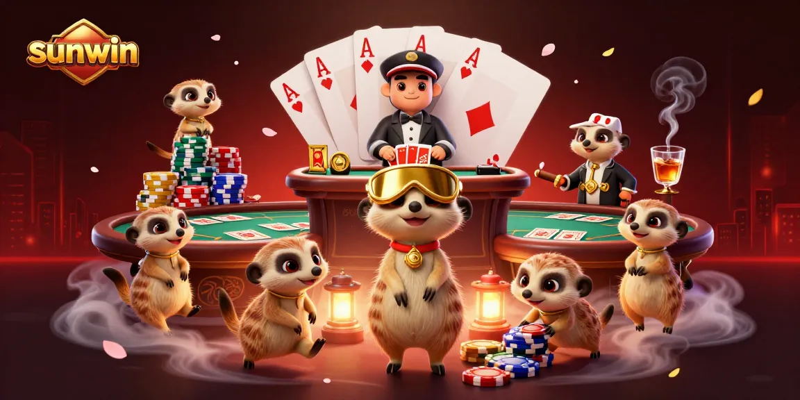 Enjoy thrilling moments at sunwin with meerkats managing an exciting casino.