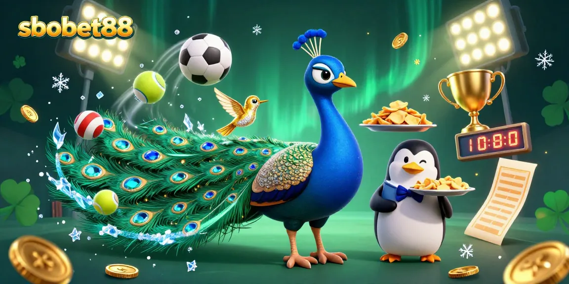 Engage with sbobet88 in dynamic sports betting moments featuring vibrant characters and elements.