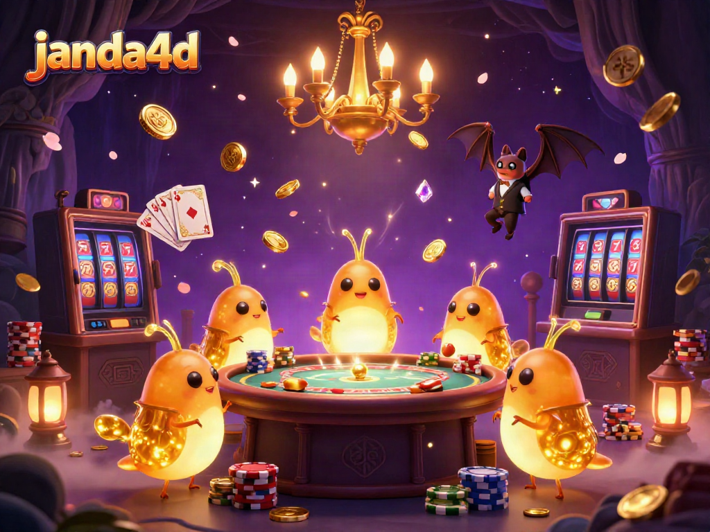 Bermain di kasino JANDA4D dengan cahaya unik dan elemen menarik dari permainan online.