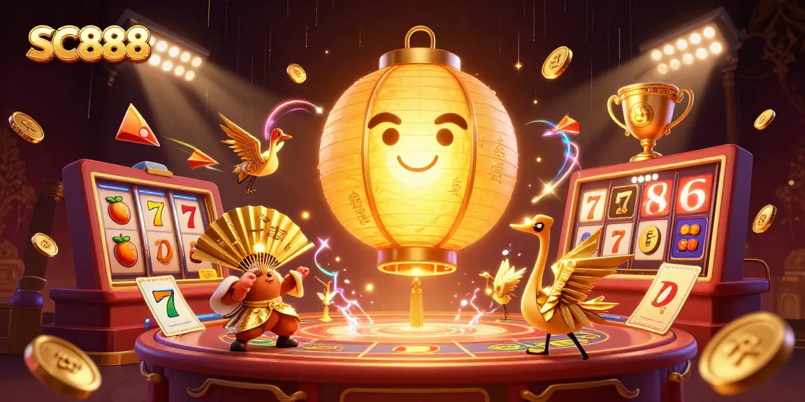 Join the excitement of SC888 casino adventures with golden elements and dynamic gaming features.