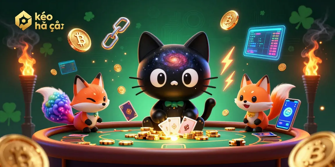 Engage with kèo nhà cái strategies at a cosmic casino featuring 3D characters and vibrant gaming elements.