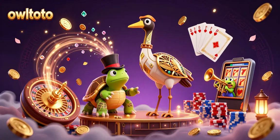 Experience the excitement of owltoto with winning slot machines and vibrant casino action.