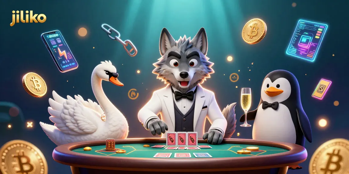 Enjoy thrilling baccarat at jiliko with a debonair wolf, elegant swan dealer, and sophisticated penguin sommelier.