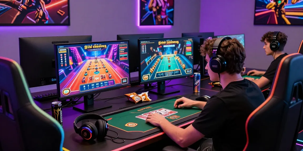 Player enjoying an immersive sunwin gaming experience in a vibrant online casino setting.