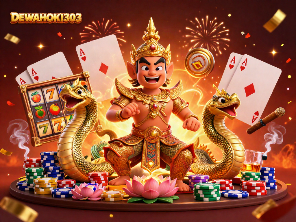 DEWAHOKI303 menghadirkan kekayaan permainan slot dengan karakter unik dalam suasana meriah.