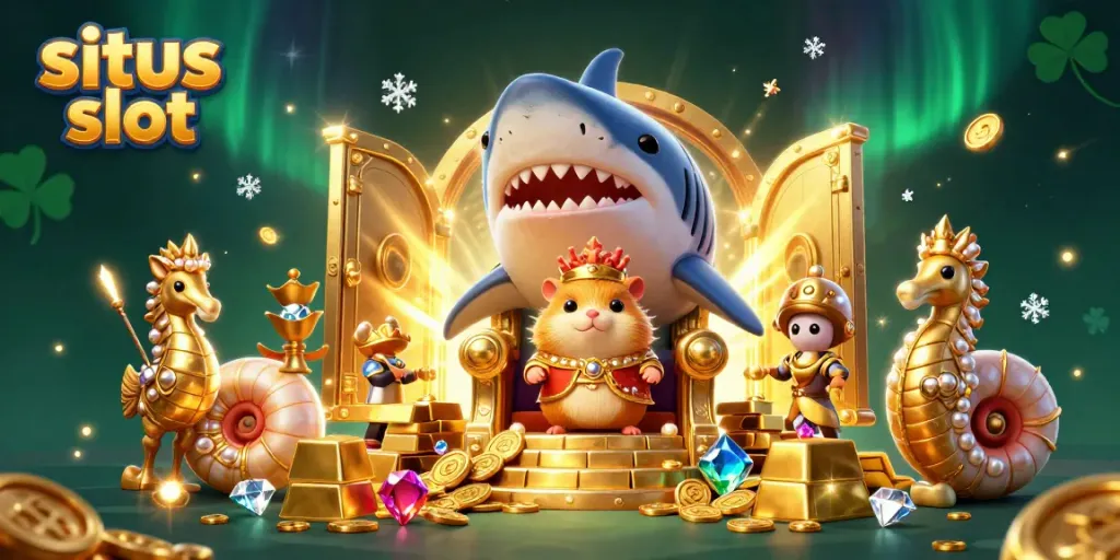 Bermain di situs slot yang menyenangkan dengan simbol bertema Jackpot dan elemen grafis menarik.