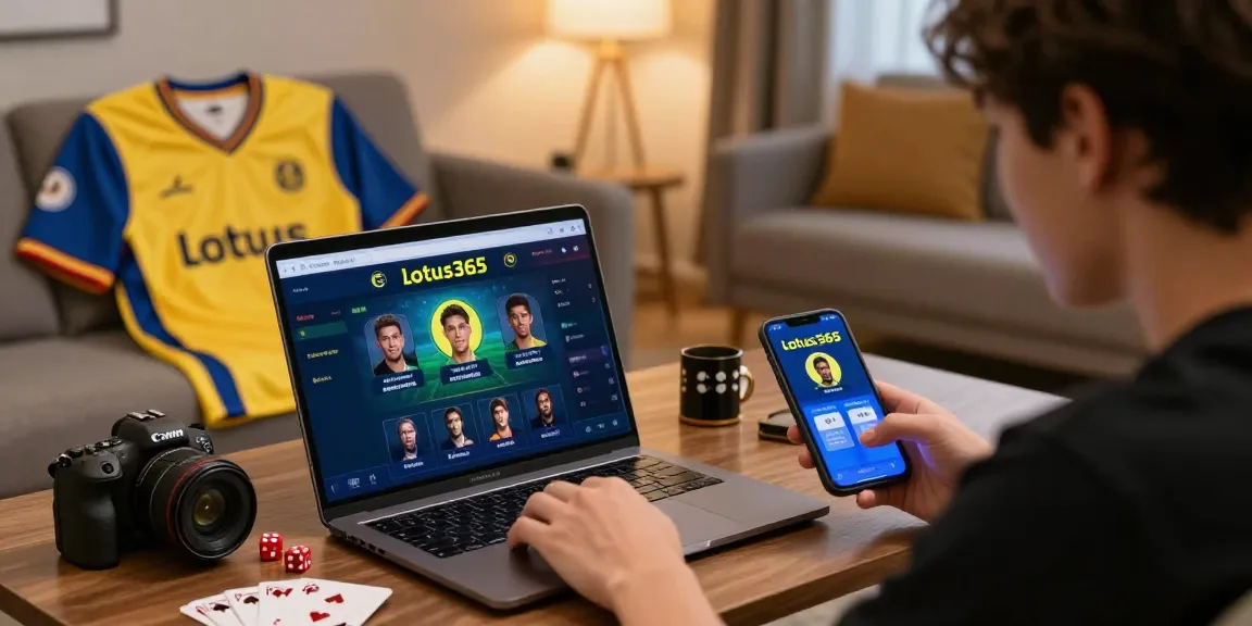 Engaging gaming experience on lotus365 platform with sports memorabilia and gaming accessories.