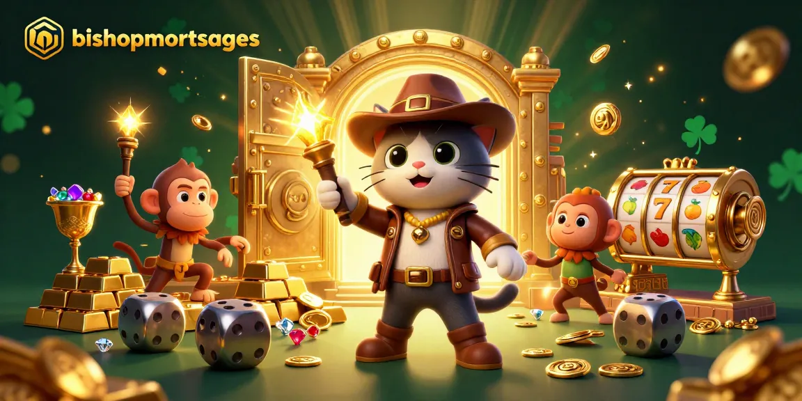 Bishopmortgages players engage with dynamic slots and treasure in a vibrant casino-inspired adventure.