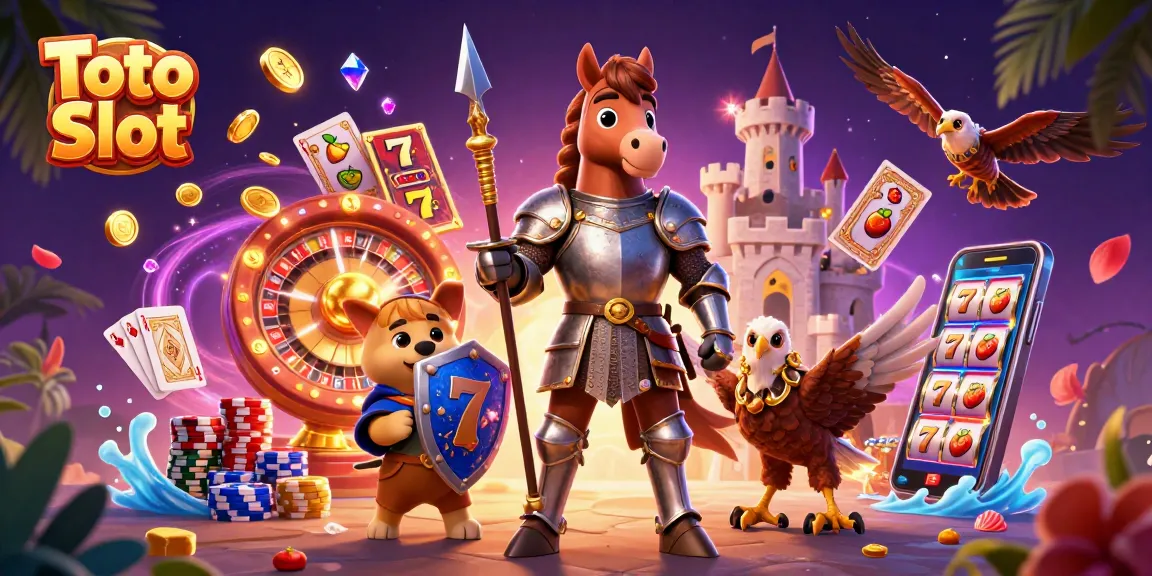 Visual kasino Toto Slot yang mendebarkan dengan koin emas dan simbol buah, menciptakan pengalaman bermain yang menarik.