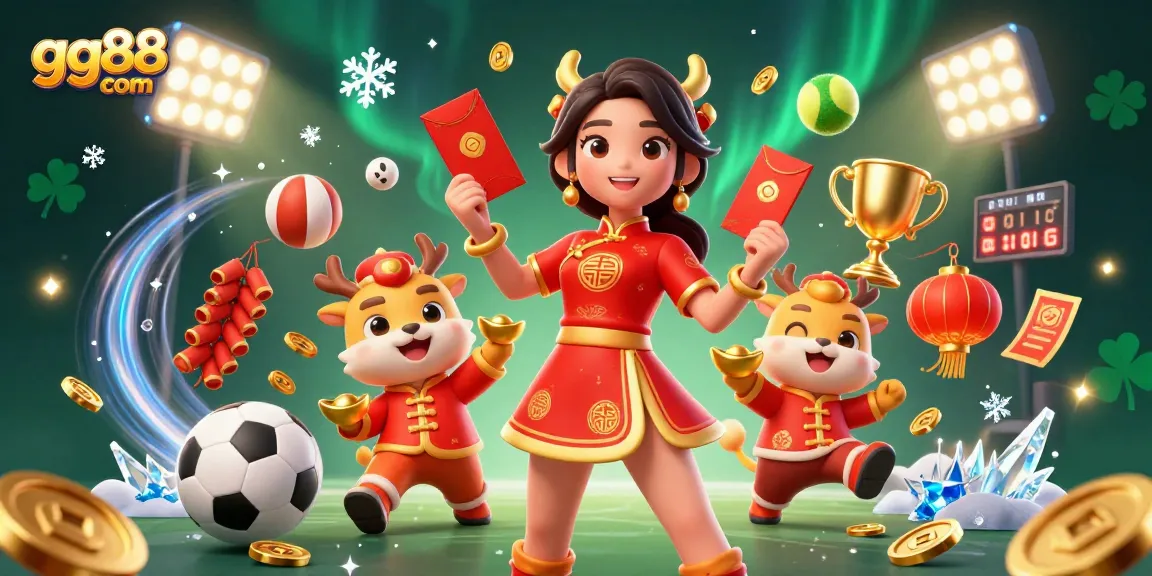 Experience exciting gaming with gg88 com through vibrant 3D illustration reflecting casino elements.