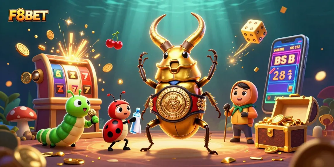 Experience the vibrant world of gambling at F8BET with dynamic characters and rich casino elements.