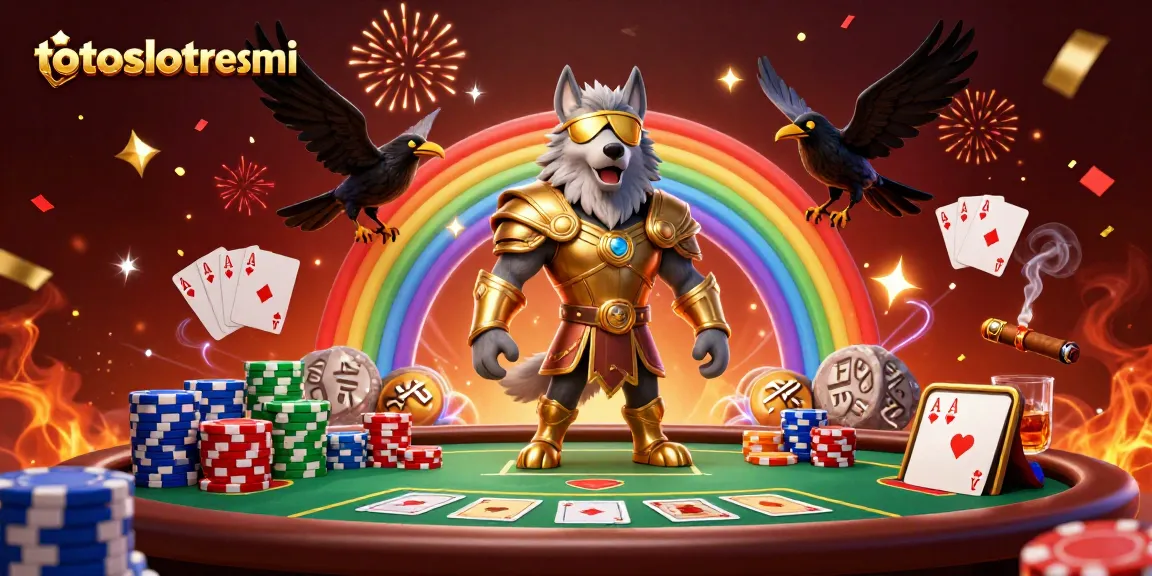 Experience thrilling jackpots at totoslotresmi with Odin, ravens, and vibrant casino action.