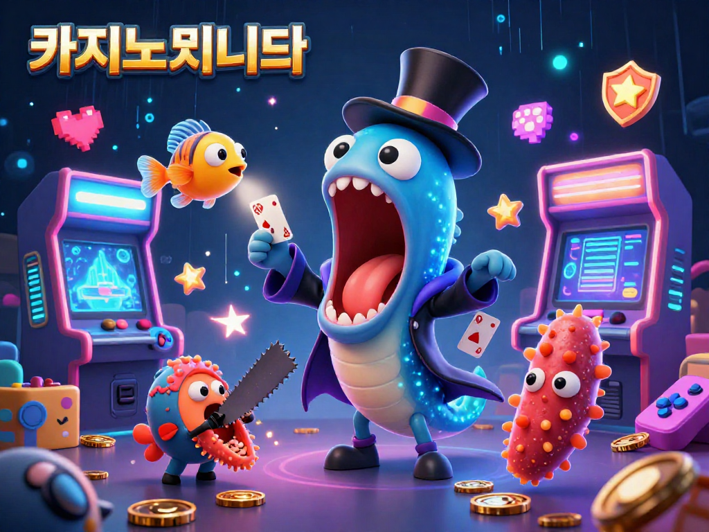 카지노사이트에서 마법 같은 카드 트릭을 선보이는 생동감 넘치는 바다 생물들