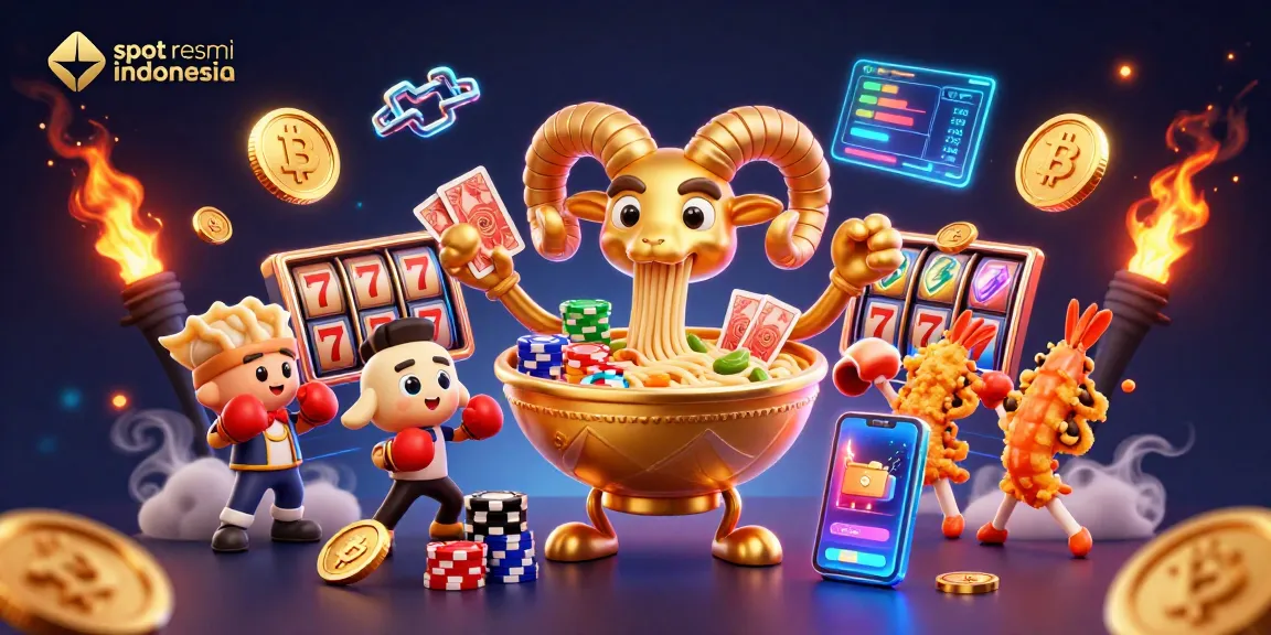 Raih kemenangan besar dengan slot resmi indonesia dan karakter kasino unik dalam ilustrasi 3D ini.