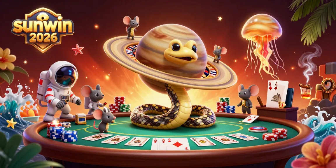 Place bets in the colorful universe of sunwin 2026 with 3D characters at the cosmic roulette.