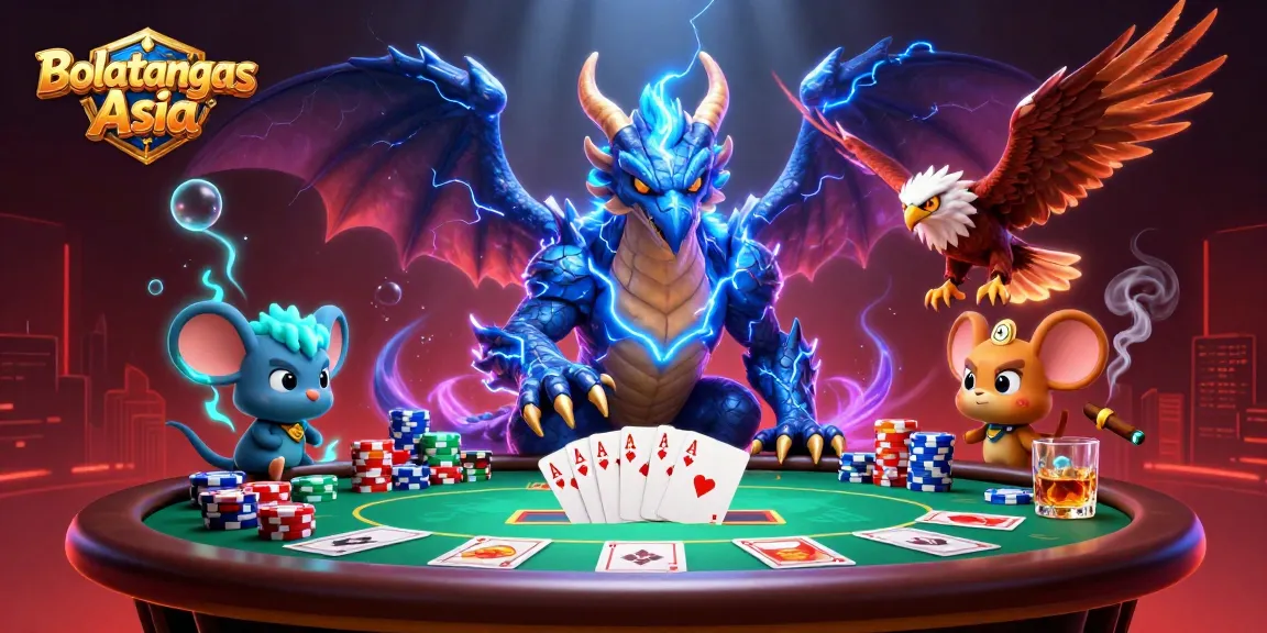 Experience the thrilling Bolatangkas Asia gaming action with dynamic characters and poker elements.